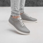 کفش روزمره مردانه مدل تابان کد arya رنگ طوسی